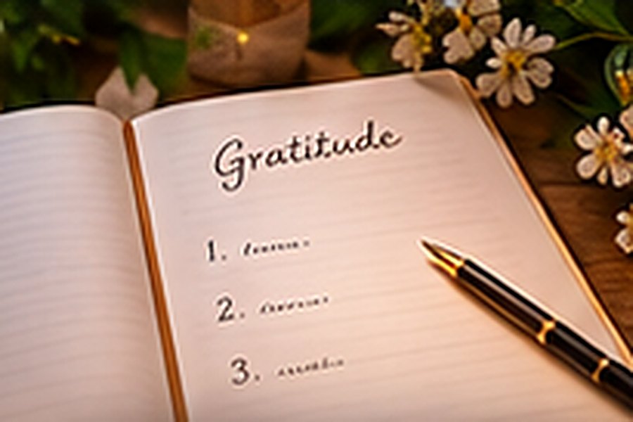 A gratitude journal